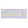 REDRAGON KUMARA mechaninė 87 klavišų RGB apšvietimo žaidimų klaviatūra - balta