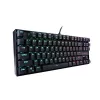 Redragon KUMARA RGB mechaninė žaidimų klaviatūra - Tenkeyless 87 klavišų, Outemu Red jungikliai, RGB apšvietimas, juoda