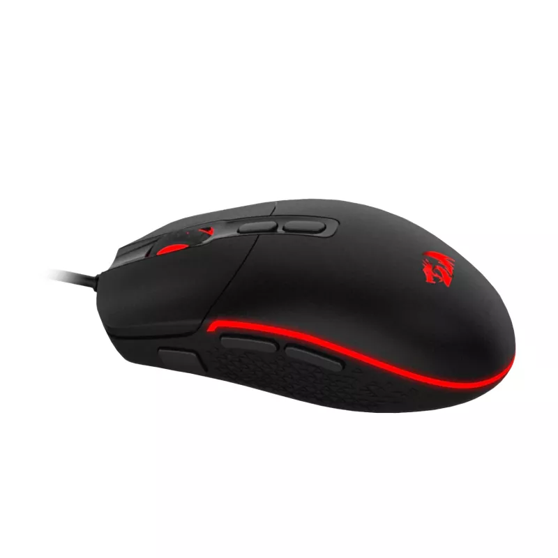 Redragon M719 INVADER RGB 10000 DPI laidinis optinis žaidimų pelė - juoda