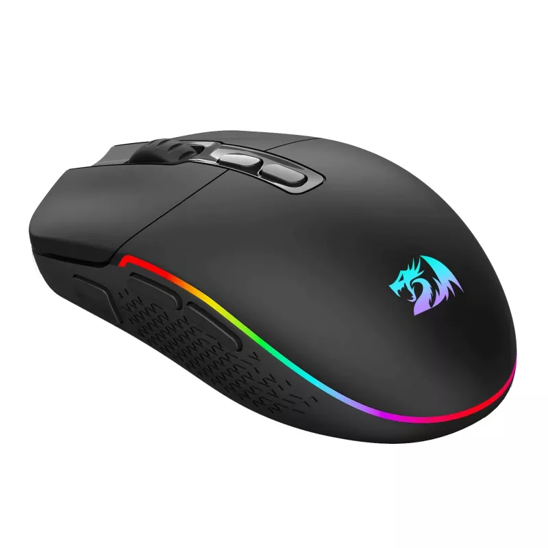 Redragon M719 Pro INVADER 10000DPI 2.4GHz belaidė žaidimų pelė - juoda