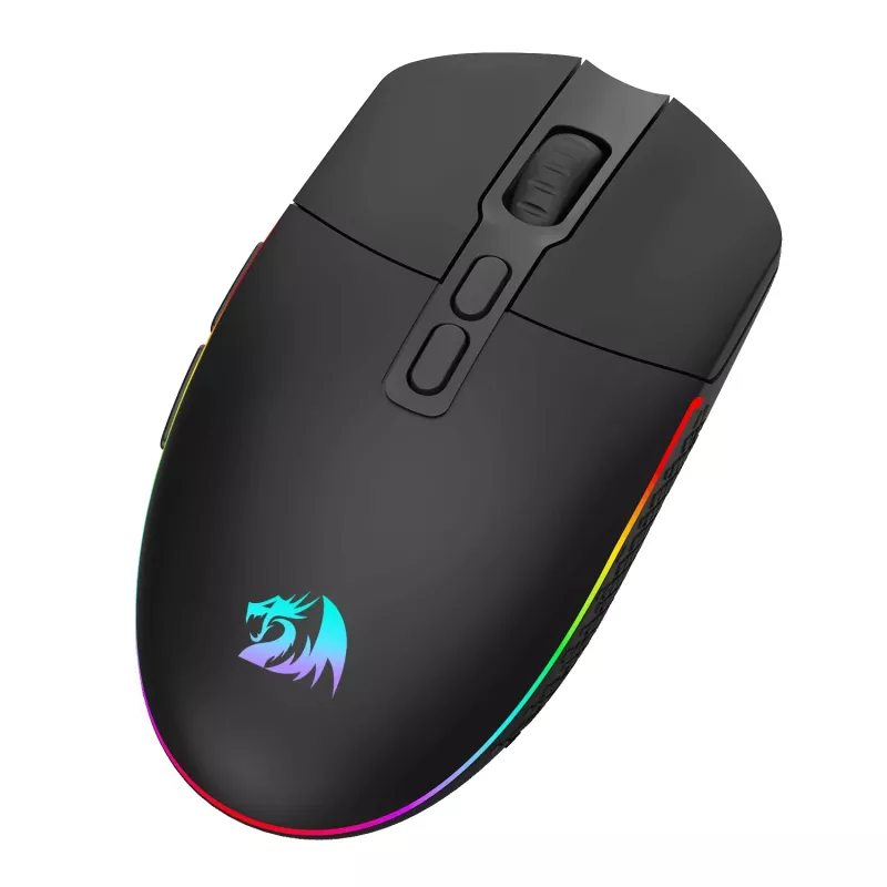Redragon M719 Pro INVADER 10000DPI 2.4GHz belaidė žaidimų pelė - juoda