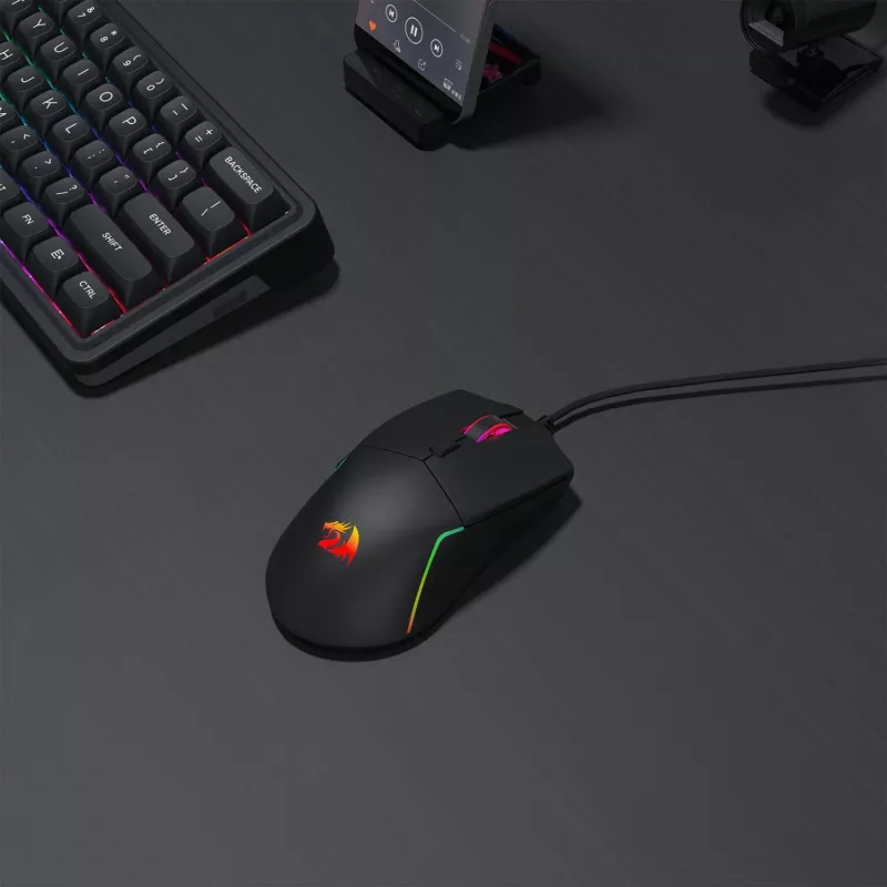 Redragon M730-RGB NAGA RGB 10000 DPI laidinė žaidimų pelė