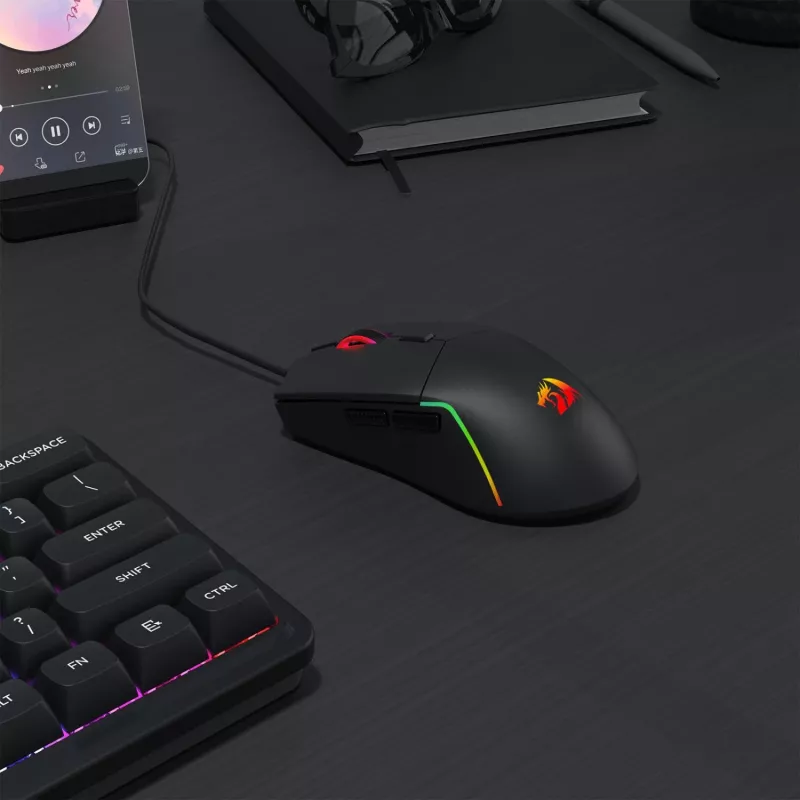 Redragon M730-RGB NAGA RGB 10000 DPI laidinė žaidimų pelė