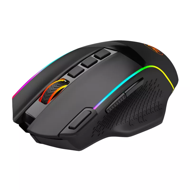 Redragon M991 RGB PRO ENLIGHTENMENT 26000 DPI Tri-Mode belaidė žaidimų pelė - juoda