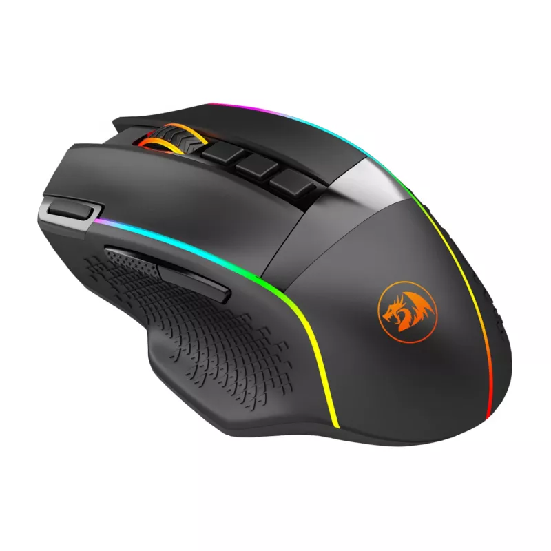Redragon M991 RGB PRO ENLIGHTENMENT 26000 DPI Tri-Mode belaidė žaidimų pelė - juoda