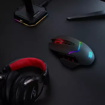 REDRAGON Mirage Pro 8000DPI RGB belaidė žaidimų pelė - juoda