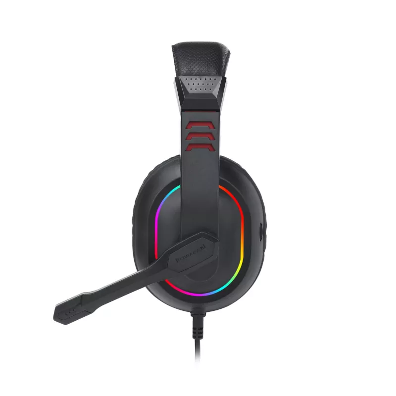 Redragon Over-Ear ARES Aux RGB žaidimų ausinės - juodos