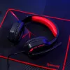 REDRAGON THEMIS ausinės su mikrofonu, žaidimams, juodos spalvos