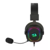 REDRAGON Over-Ear ZEUS-X USB RGB žaidimų ausinės - juodos