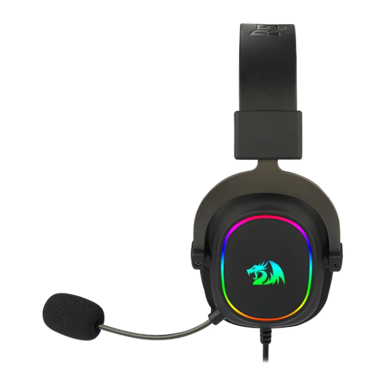 REDRAGON Over-Ear ZEUS-X USB RGB žaidimų ausinės - juodos