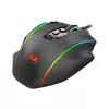 REDRAGON PERDICTION 4 12400DPI RGB MMO ergonomiška žaidimų pelė - juoda
