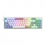 REDRAGON Pollux 65% laidinė mechaninė žaidimų klaviatūra, karštai keičiami raudoni jungikliai, RGB apšvietimas, nuimamas USB-C, NKRO, juoda