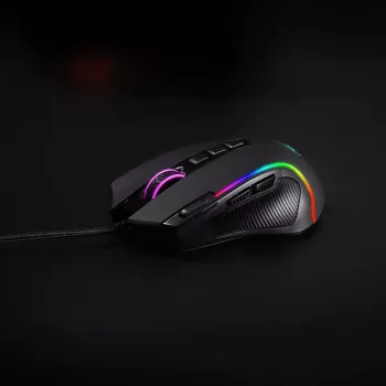 REDRAGON PREDATOR 4000DPI RGB ergonomiška žaidimų pelė - juoda