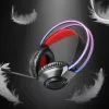 Redragon SCREAM Ausinės su mikrofonu, RGB, virš galvos - juodos