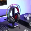 Redragon SCREAM Ausinės su mikrofonu, RGB, virš galvos - juodos