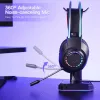 Redragon SCREAM Ausinės su mikrofonu, RGB, virš galvos - juodos