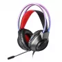 Redragon SCREAM Ausinės su mikrofonu, RGB, virš galvos - juodos
