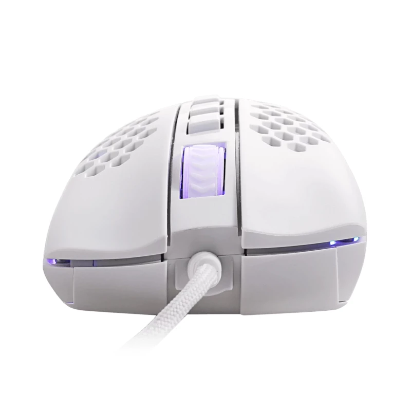 REDRAGON STORM WIRED RGB žaidimų pelė - lengvas korio dizainas, 12400 DPI, 7 programuojami mygtukai, Omron jungikliai, PTFE kojelės