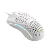 REDRAGON STORM WIRED RGB žaidimų pelė - lengvas korio dizainas, 12400 DPI, 7 programuojami mygtukai, Omron jungikliai, PTFE kojelės