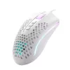 REDRAGON STORM WIRED RGB žaidimų pelė - lengvas korio dizainas, 12400 DPI, 7 programuojami mygtukai, Omron jungikliai, PTFE kojelės