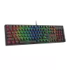 Redragon SURARA K582RGB mechaninė RGB žaidimų klaviatūra - juoda