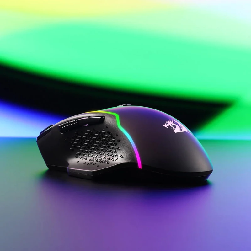 REDRAGON Taipan Pro 10000DPI RGB belaidė žaidimų pelė - juoda