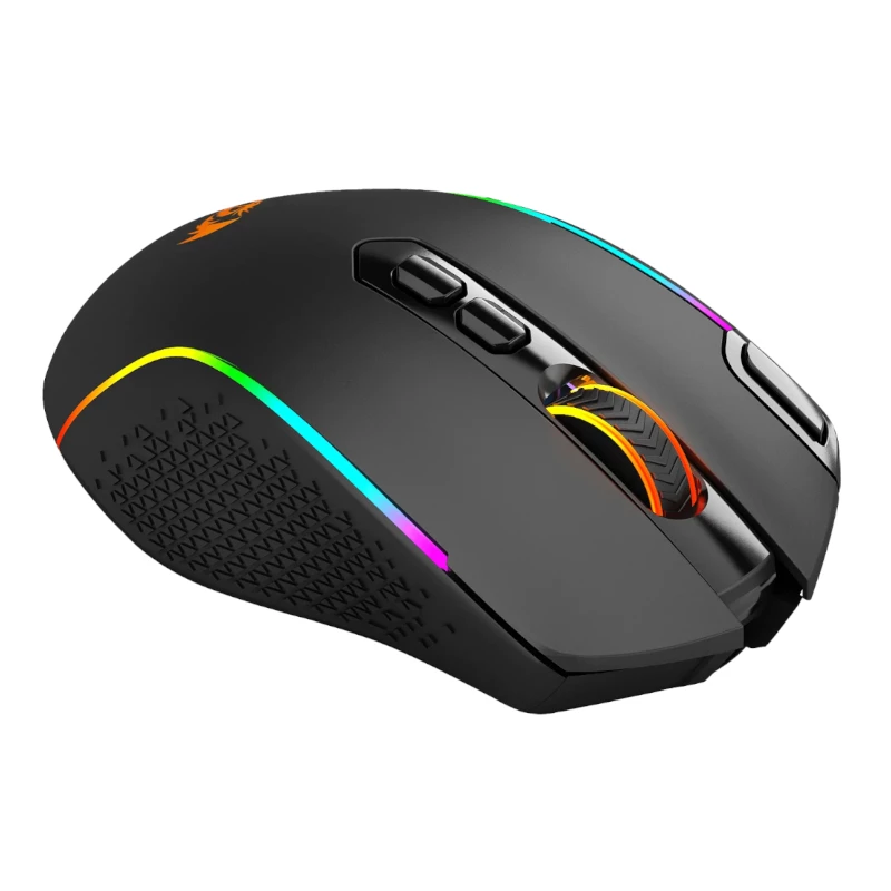 REDRAGON Taipan Pro 10000DPI RGB belaidė žaidimų pelė - juoda
