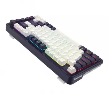 Redragon UCAL K673 PRO 65% Tri-Mode belaidė mechaninė žaidimų klaviatūra - juoda (karštai keičiama, gasket mount, RGB)