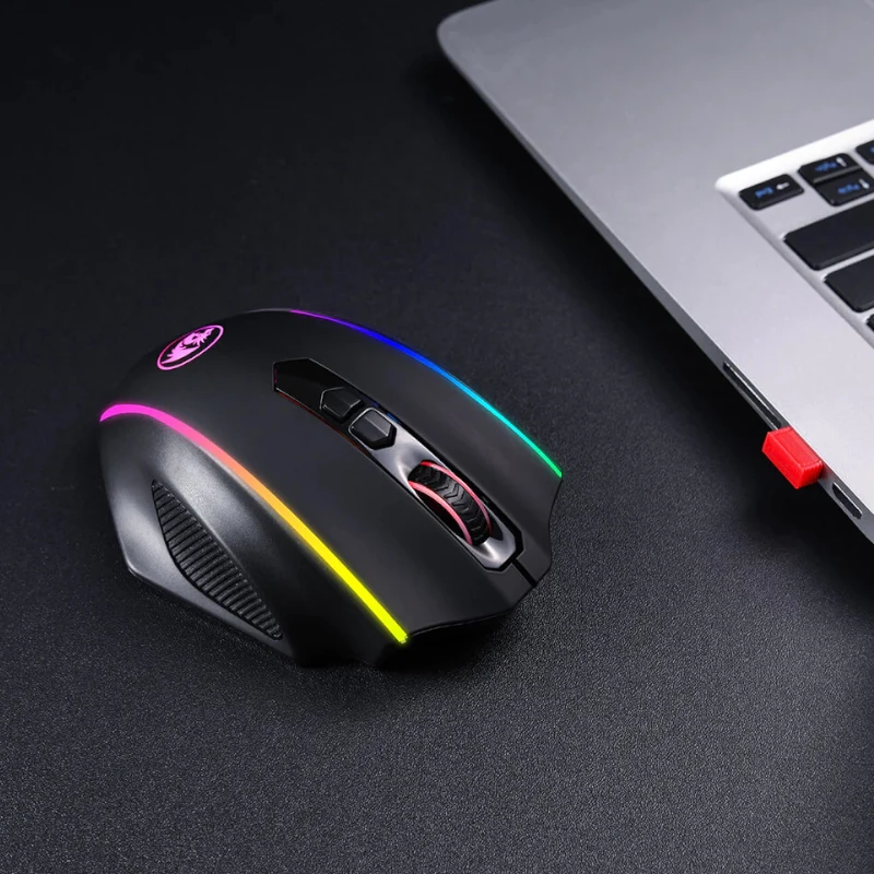REDRAGON VAMPIRE ELITE belaidė žaidimų pelė 16000 DPI RGB juoda