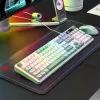 Redragon WYVERN K761 Pro viso dydžio RGB belaidė mechaninė žaidimų klaviatūra - balta/žalia