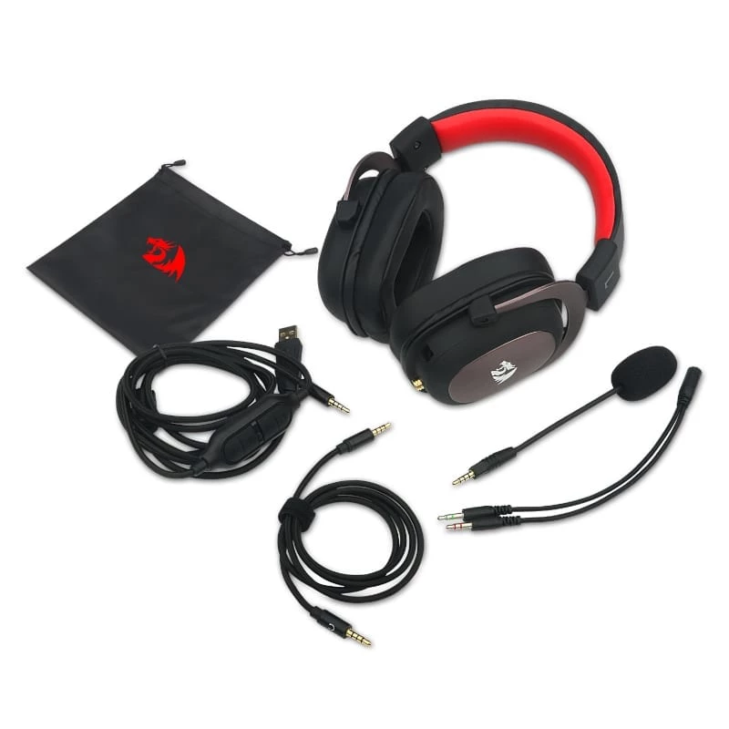 REDRAGON ZEUS 2 USB žaidimų ausinės - juodos