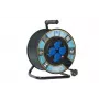 REEL RR3X1.5.40M.IP44 B.1116-300G-40-S Laido būgnas 40m H05VV-F 3x1,5mm² 4 Schuko lizdai IP44 Juodas