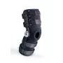 REH Stabilmax O-1243/4XL atviras ilgas kelio įtvaras su reguliuojamais dirželiais, juodas, 4XL