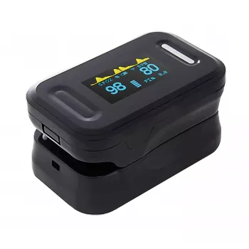 REH YK-81C piršto galiuko pulsoksimetras su OLED ekranu, SpO2 ir pulso dažnio matuokliu