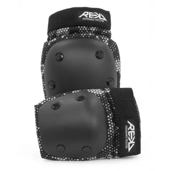 REKD Youth Heavy Duty Double Pad Set Black/Grey L