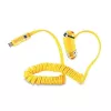 REMAX Cutie Car Charger Yellow - 2 USB-A prievadai, 4.2A bendra išvestis