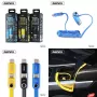 REMAX Cutie Car Charger Yellow - 2 USB-A prievadai, 4.2A bendra išvestis