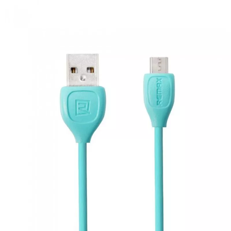 REMAX Lesu Cable Micro RC-050m Blue - USB 2.0 įkrovimo ir duomenų sinchronizavimo laidas, 0,5 m