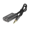 REMAX Qulmax 3.5mm Share Jack Cable RL-20S pilka