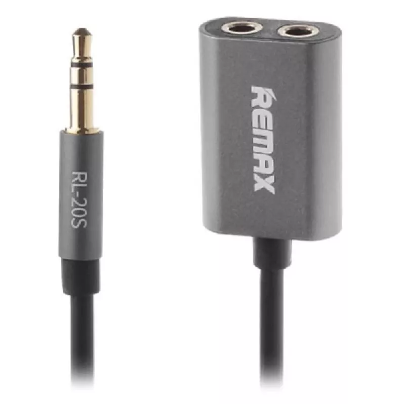 REMAX Qulmax 3.5mm Share Jack Cable RL-20S pilka