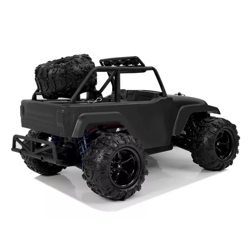 Nuotoliniu valdymu visureigis automobilis 1:18 juodas ENOZE 9304E 40 km/h