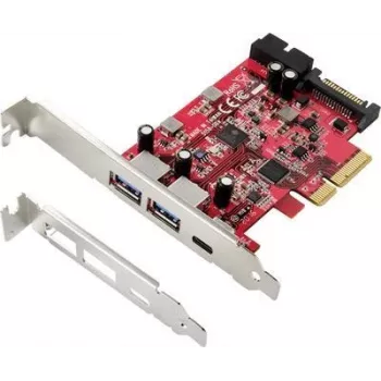 Renkforce 1+4 prievadų USB 3.1 PCIe x1 valdiklio plokštė RF-4541492