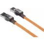 Renkforce CAT 6a S/FTP tinklo pataisos kabelis 5m oranžinis su prievado ieškikliu RF-6609654