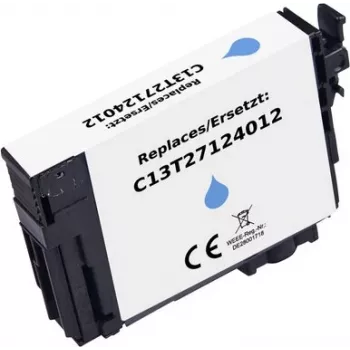 Renkforce suderinama žydros spalvos rašalo kasetė Epson T2712 27XL (didelės talpos, 1100 puslapių) RF-ET2712XLC RF-6922900