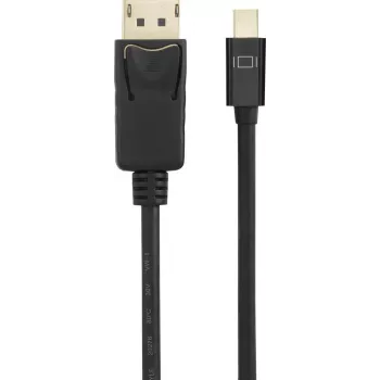 Renkforce Mini DisplayPort į DisplayPort kabelis 1,5 m juodas auksuoti kontaktai RF-4538174