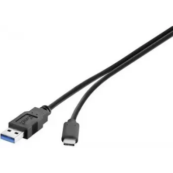 Renkforce RF-3241262 USB 3.2 Gen 1 laidas USB-A į USB-C 0,3 m juodas