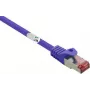 RENKFORCE RF-4724918 CAT 6 S/FTP tinklo kabelis, 1 m, violetinės spalvos, LSZH, 10 Gbps