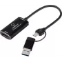 Renkforce RF-4KVC-100 vaizdo įrašymo sistema USB Plug and Play 4K HDMI į USB 3.0 Full HD 1080p60 vaizdo įrašymo plokštė RF-6048350
