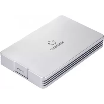 Renkforce RF-5587612 USB4 M.2 NVMe SSD korpusas, be įrankių, aliuminis, juodas