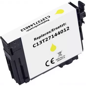 Renkforce RF-6922904 Suderinama Didelio Našumo Geltona Rašalo Kasetė Epson 27XL (T2714, C13T27144012)